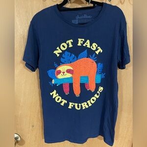 THREADLESS- cute sloth t shirt